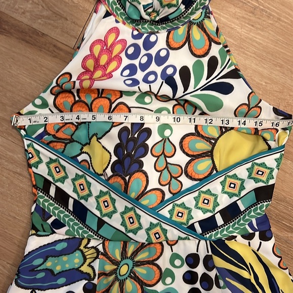 WAYWARD FANCIES Floral print crepe halter style dress Size 8/M - Picture 11 of 16